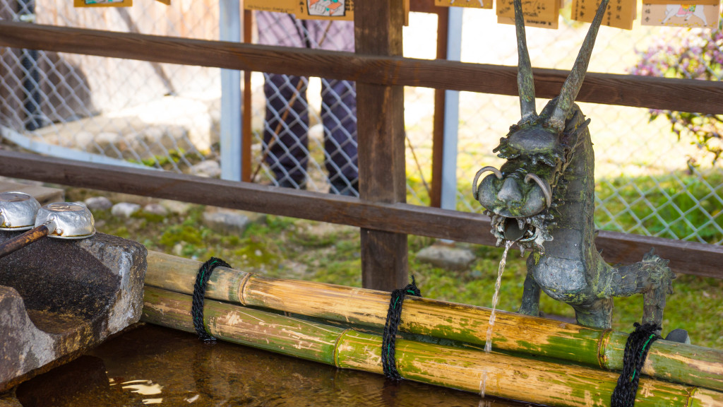 Temizuya (water pavilion) Dragon at Kofuku-ji Temple, Nara, Japan | cultivatorkitchen.com