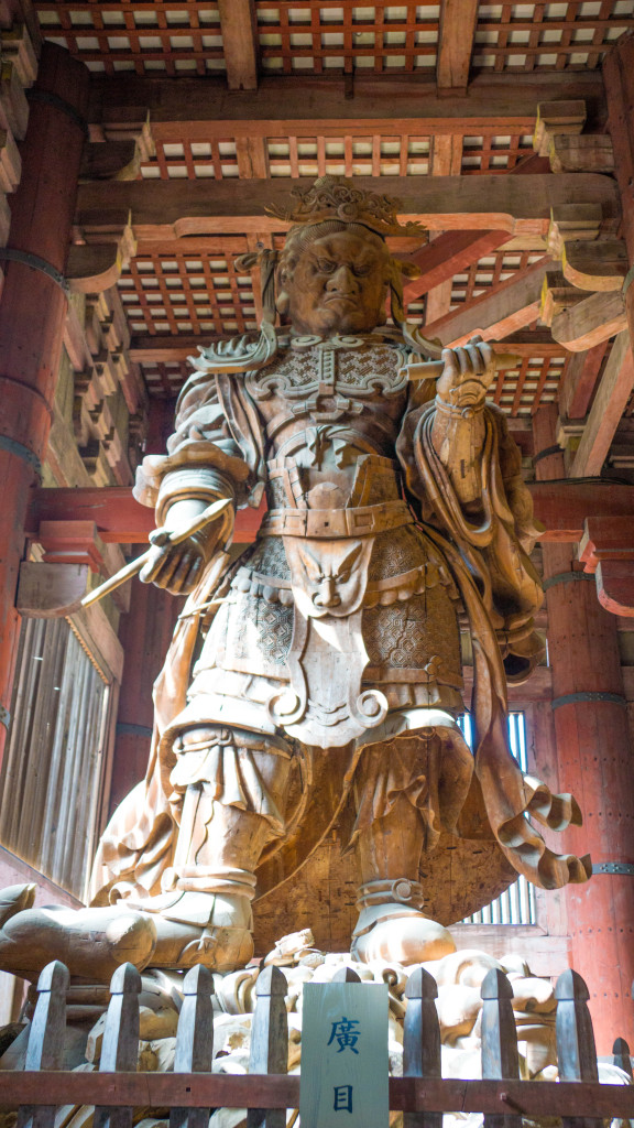 Guardian Statue at Todai-ji (Great Eastern Temple), Nara, Japan | cultivatorkitchen.com