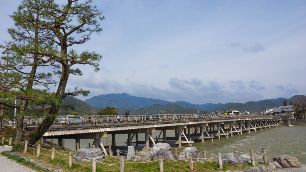 Togetsukyo (Moon Crossing) Bridge, Arashiyama, Kyoto, Japan | cultivatorkitchen.com
