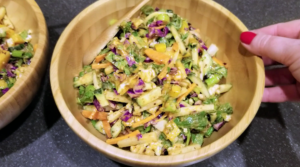 Spicy Thai Almond Butter Salad Recipe LFRV