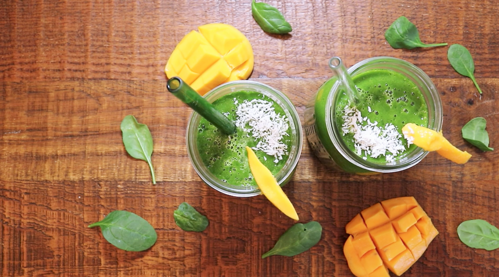 Vanilla Mango Coconut Smoothie! Low Fat Raw Vegan (LFRV) Recipe | Cultivator Kitchen