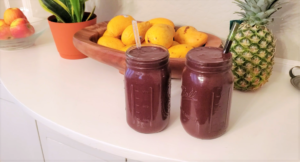 Antioxidant & Mood Booster Cherry Wild Blueberry Cacao Smoothie LFRV | Cultivator Kitchen