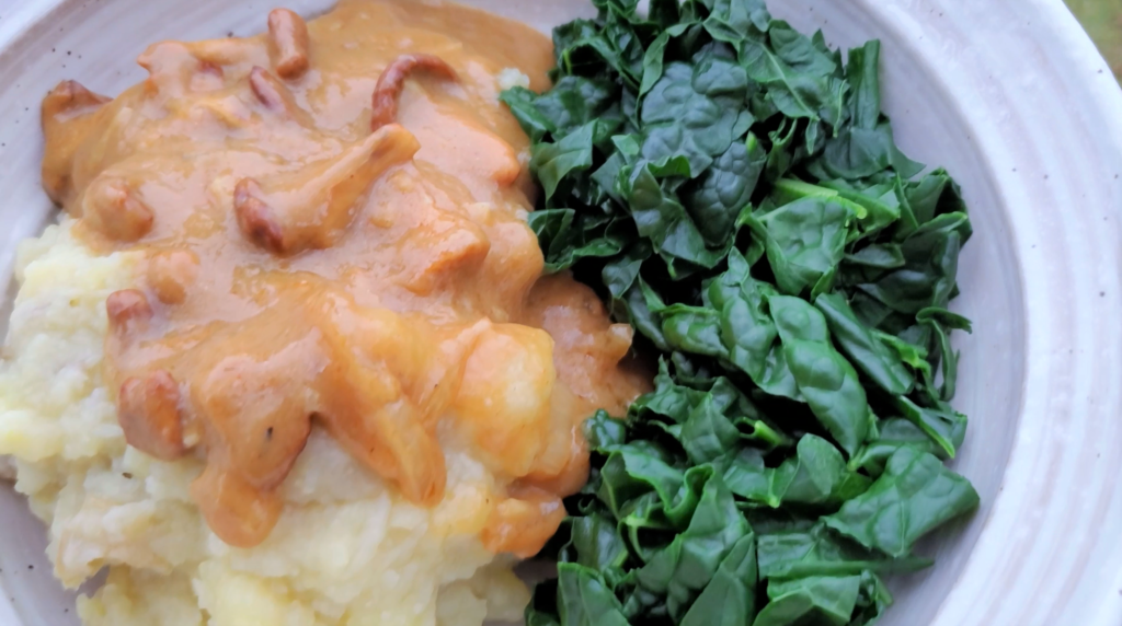 Mashed Cauliflower & Potatoes with Mushroom Gravy | CulitavtorKitchen.com
