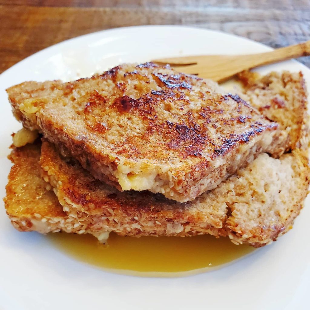 BEST EVER Vegan French Toast! 5 Ingredient Recipe | CultivatorKitchen.com
