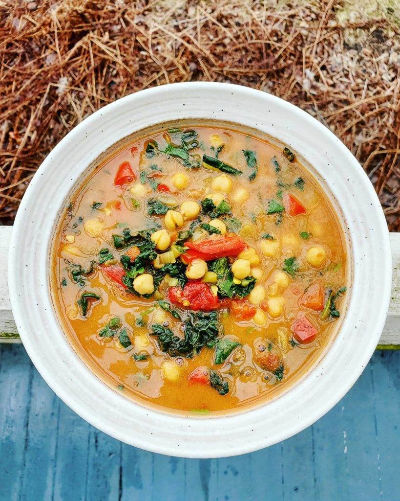Instant Pot Curry Chickpea Stew! Pantry Staples Recipe | CultivatorKitchen.com
