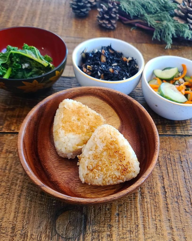 Yaki Onigiri 🍙 Easy Vegan Japanese Grilled Rice Balls! CultivatorKitchen.com
