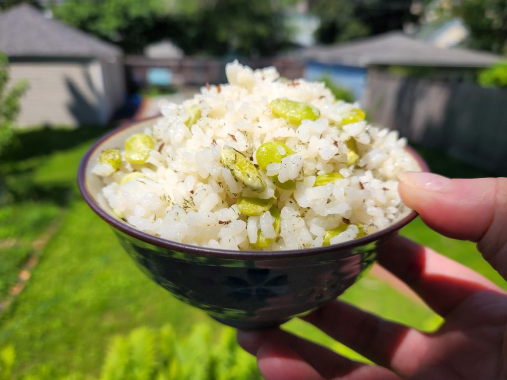 Lima Bean Dill Rice Vegan GF Persian Recipe! | CultivatorKitchen.com