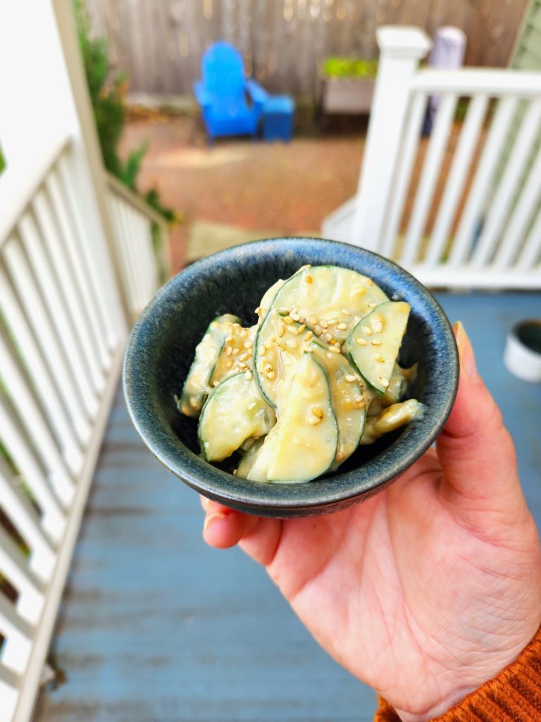 Japanese Miso Cucumber Salad 🥒🌿 Vegan & Gluten-Free! www.CultivatorKitchen.com