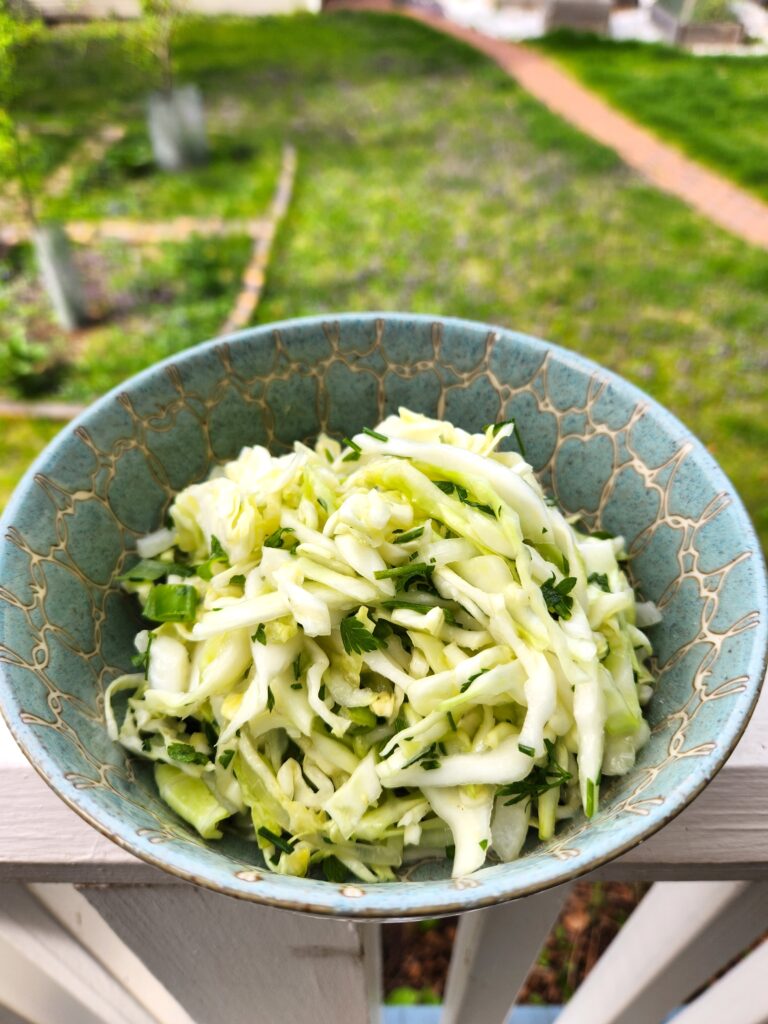 Lahanosalata 🥬 Greek Cabbage Salad! Vegan GF Raw www.CultivatorKitchen.com