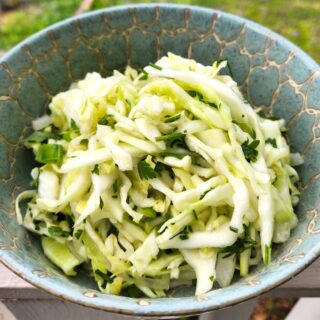 Lahanosalata 🥬 Greek Cabbage Salad! Vegan GF Raw